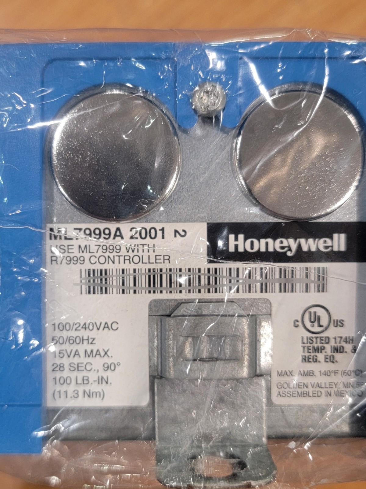 Honeywell ML7999A2001 Control Links Actuator New Open Box Fast Shipping