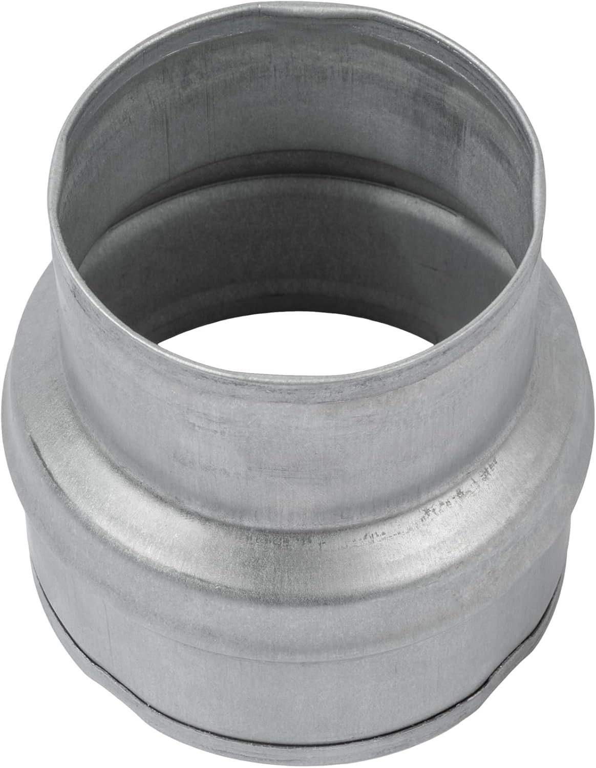 4 to 3 Inch Steel Round Duct Reducer for Ventilation Systems