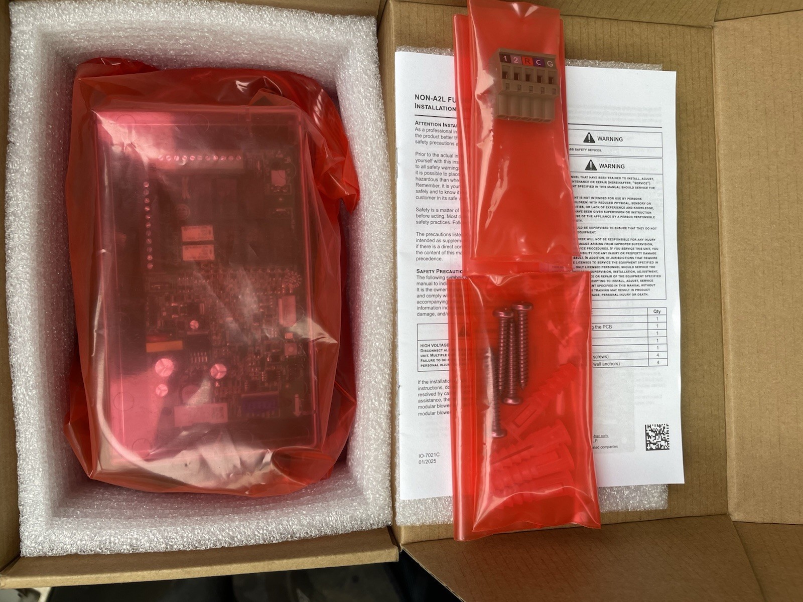 A2L Furnace Integration Kit. Goodman / Diakin Part #: 0230K00044. Dragonfly Kit