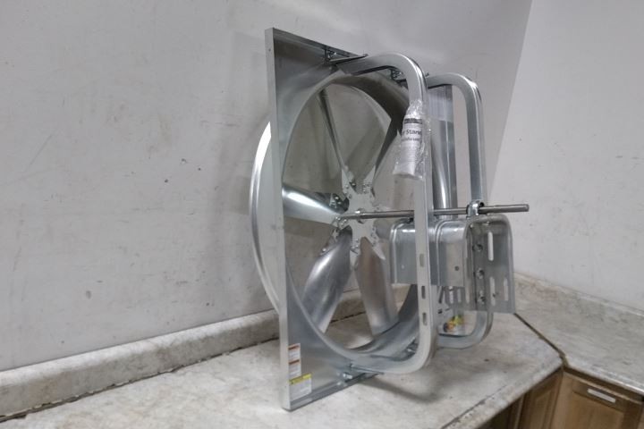 Dayton 1WDC1 1/4 to 1 HP 621-968 RPM 30 In Blade Dia Exhaust Fan without Motor