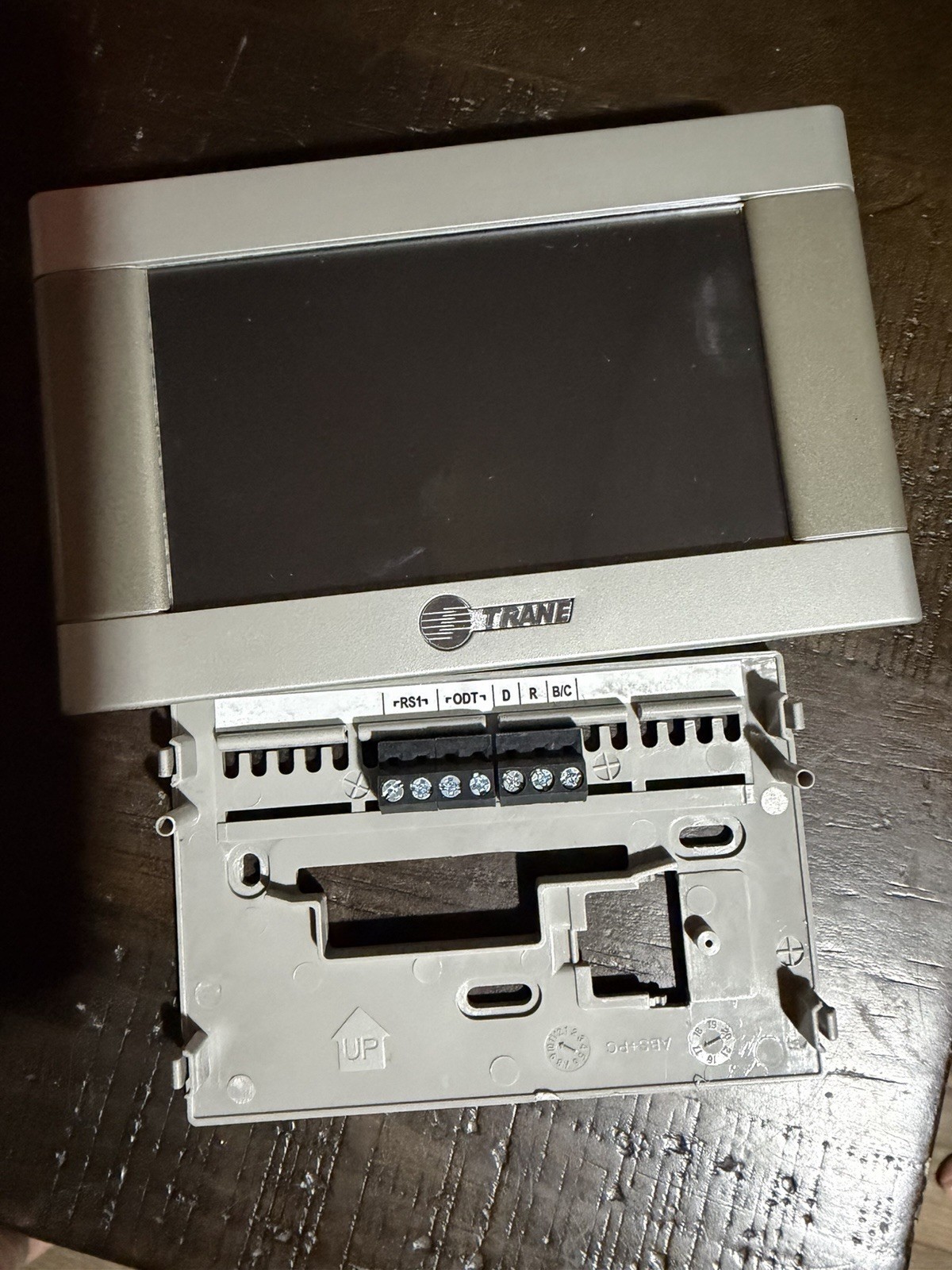 Trane TCONT850AS52UA Programmable Digital Thermostat Beige w/ Display Base