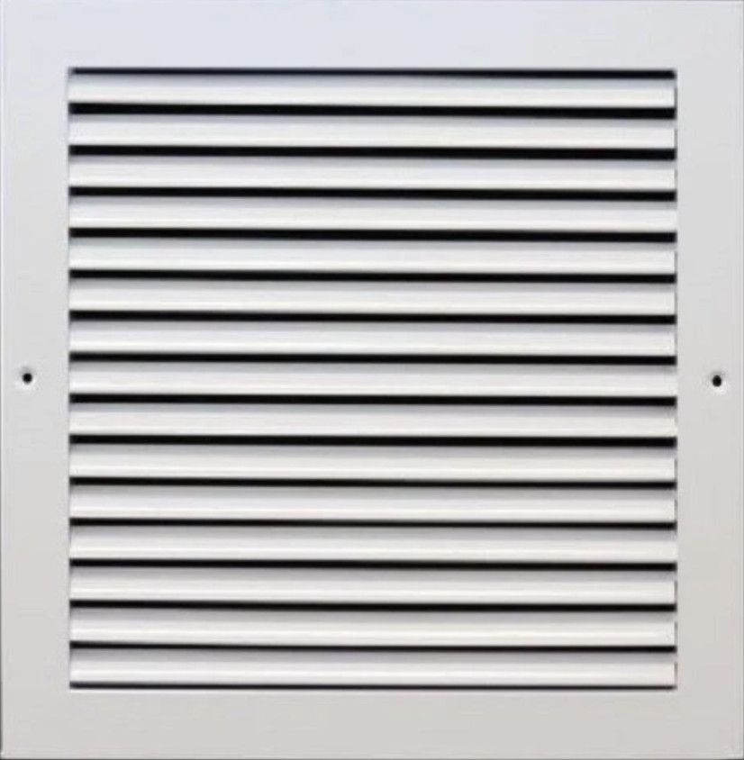 12×12 Aluminum Return Air Grille White Ceiling Wall HVAC Vent Cover