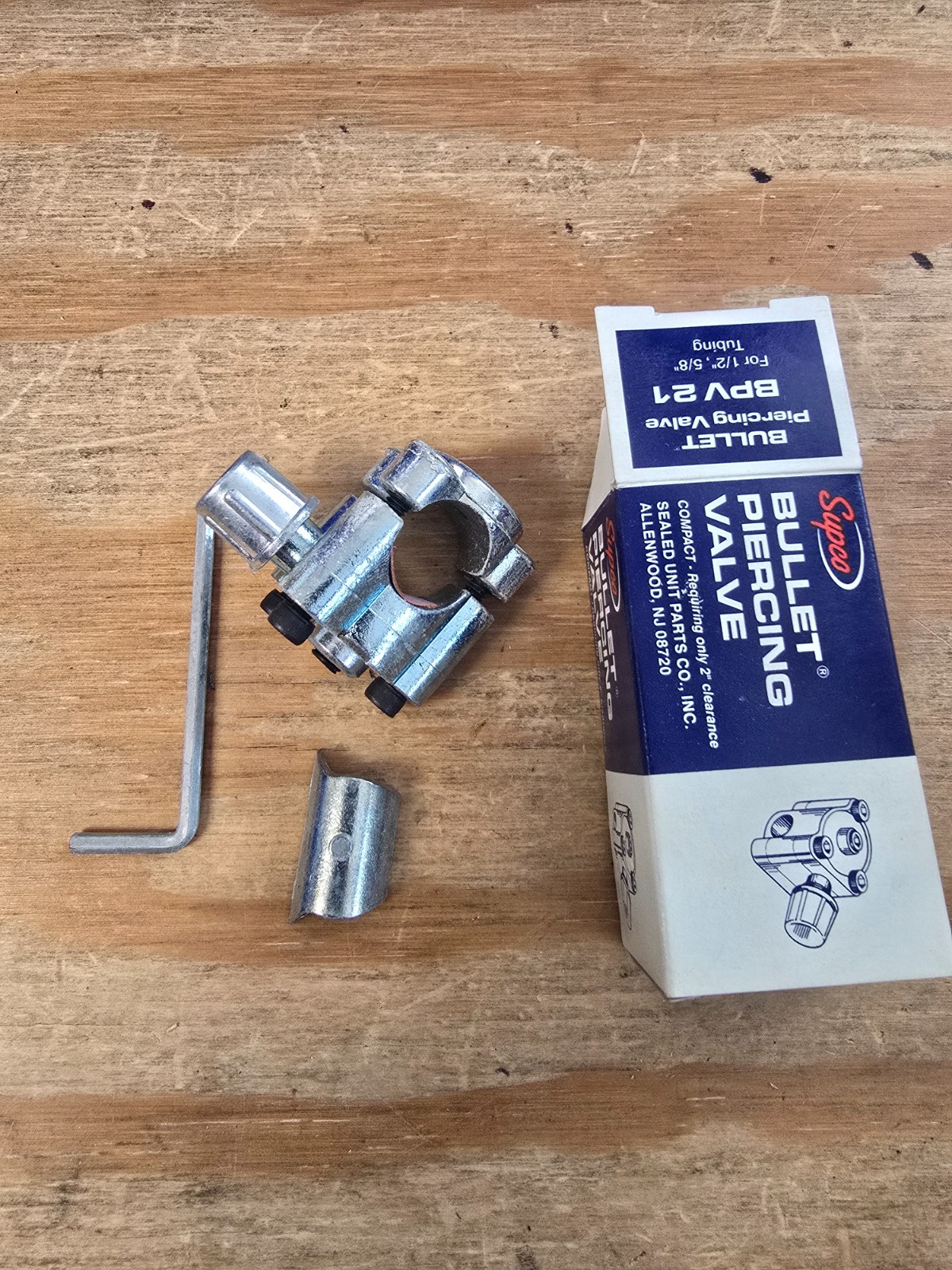 Supco BPV21 Bullet Piercing Valve 1/2″ 5/8″ Tubing Master Carton Lot of 8 NOS