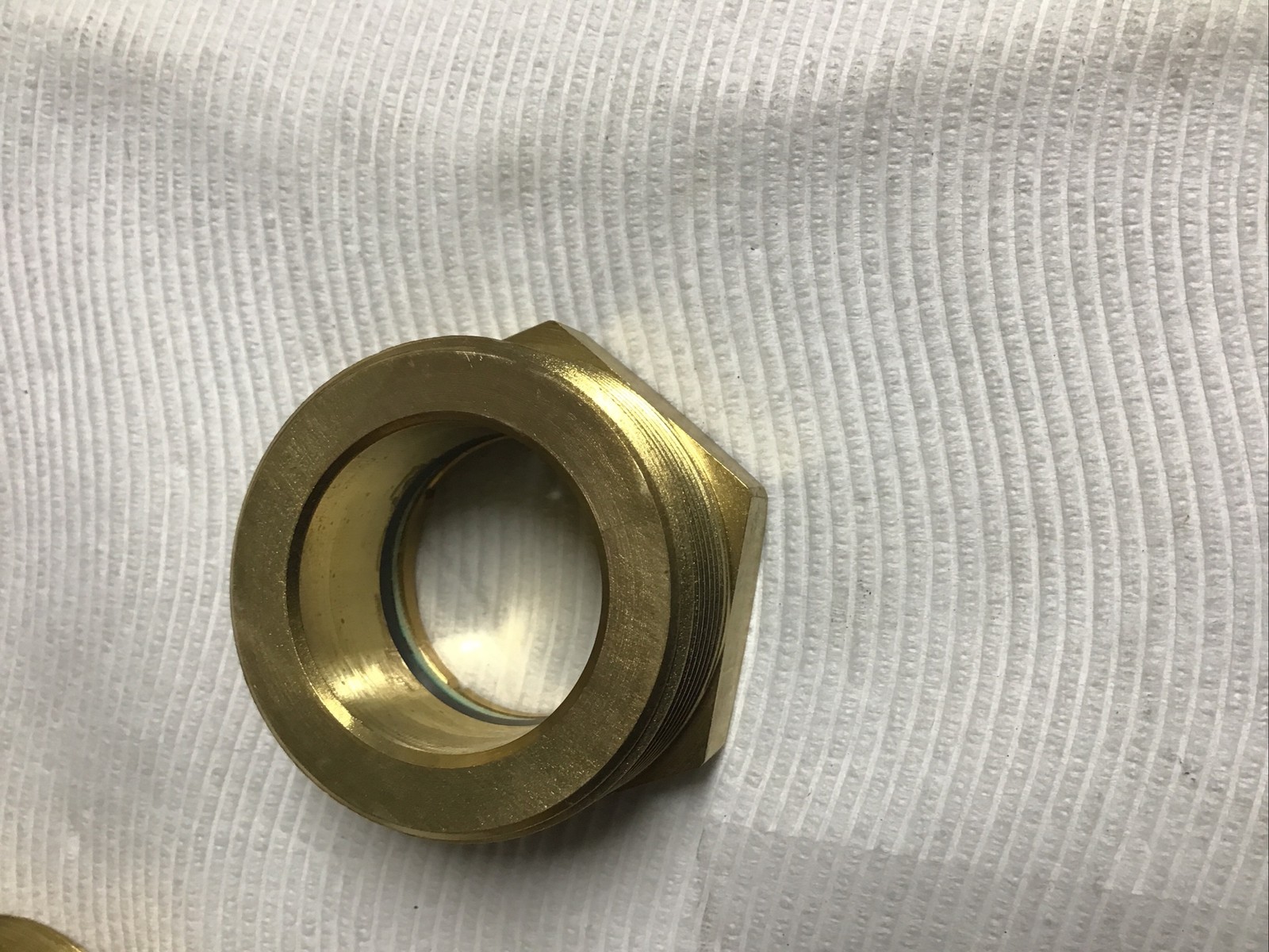 Eugene Ernst 2″ Brass Sight Glass Window -NOS
