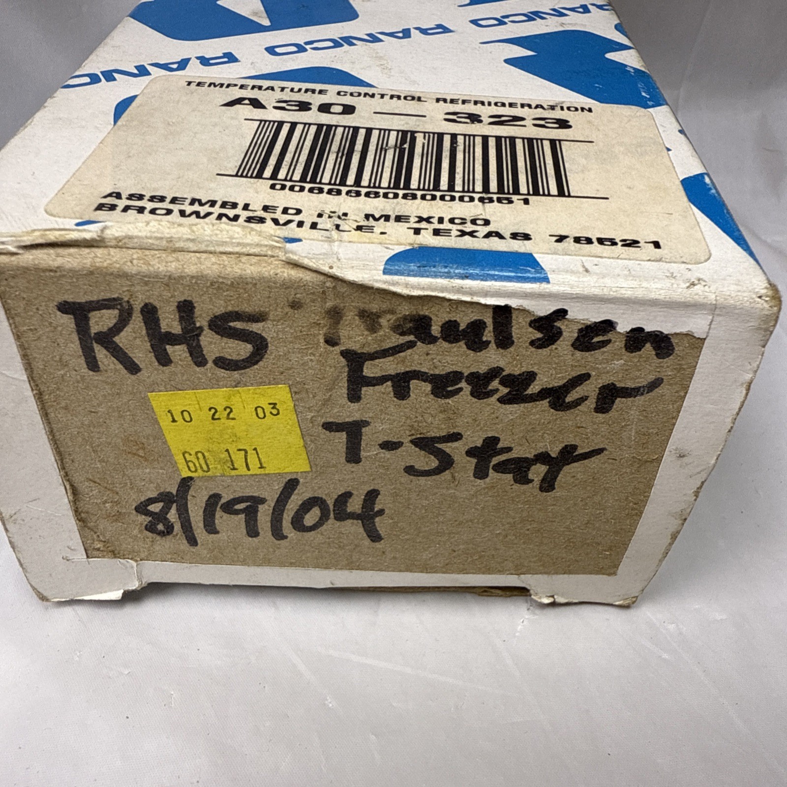 Ranco A30-323-070 A30-323 Commercial Freezer Cold Control Thermostat NOS