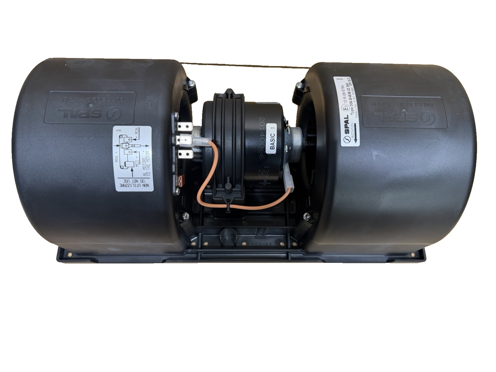 SPAL 006-B45-22 24V Double-Wheel Centrifugal Blower Assembly OEM SPAL BRAND NEW