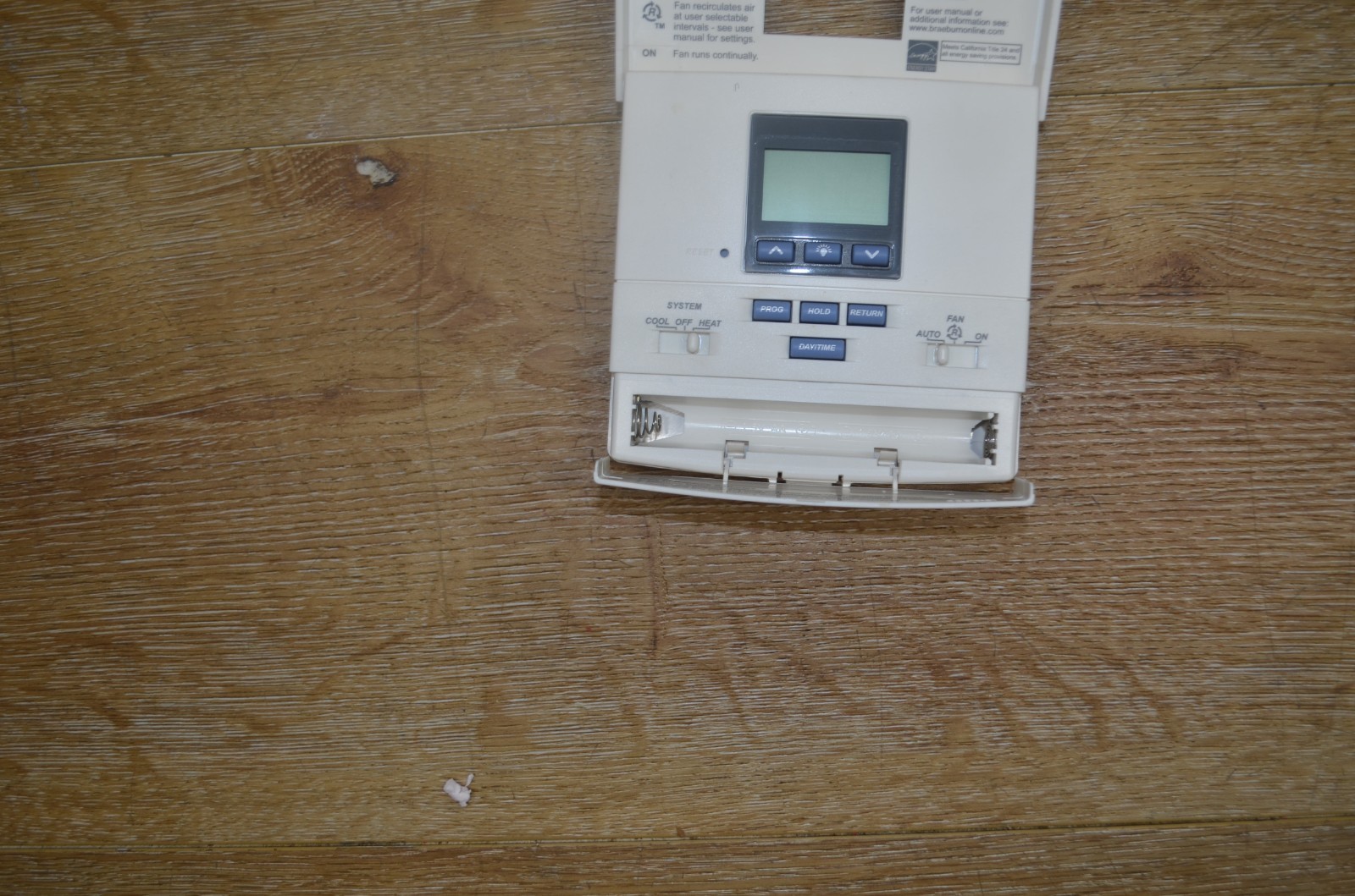 Braeburn 5000 5-2 Day Premier Programmable Backlit Digital Thermostat 1-H 1-C