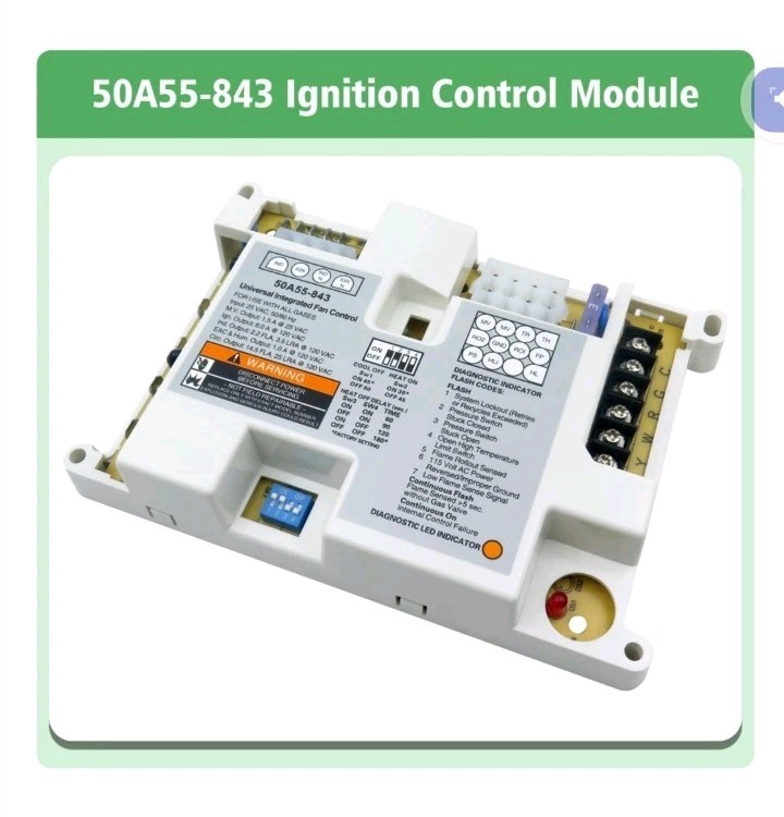 50A55-843 Furnace Control Board, Universal Integrated Furnace Control Board