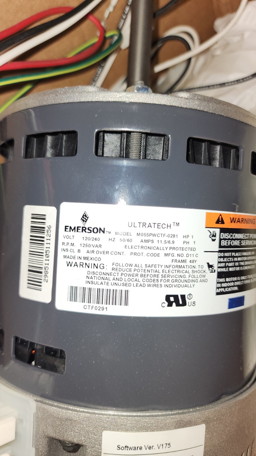 New Lennox 605263-03 70W47 18M81 1HP Blower Motor & Controller M055PWCTF-0291