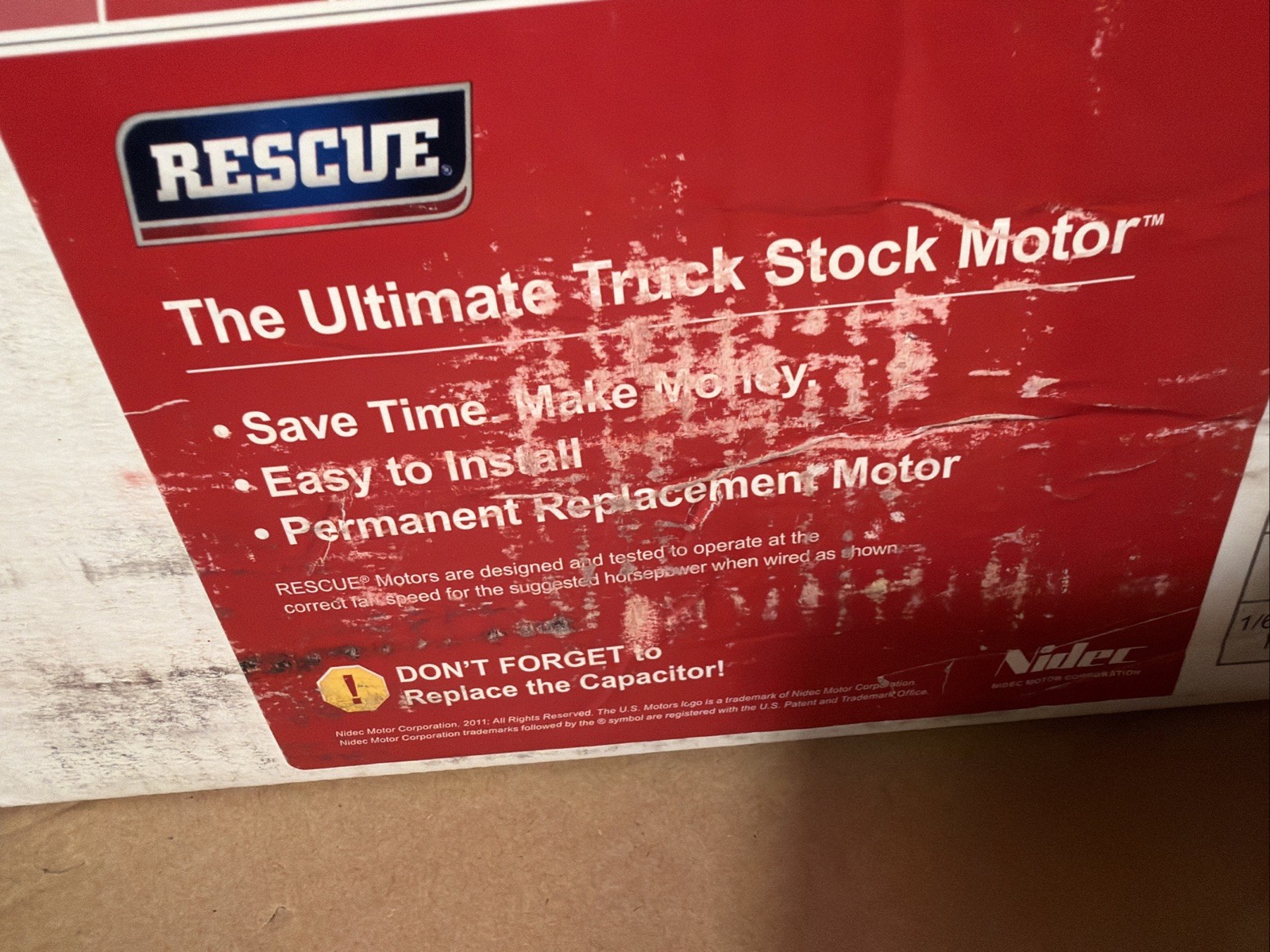 RESCUE 5460 Direct Drive Blower Motor Multi-Horsepower 1/2 to 1/6 HP 1075 RPM