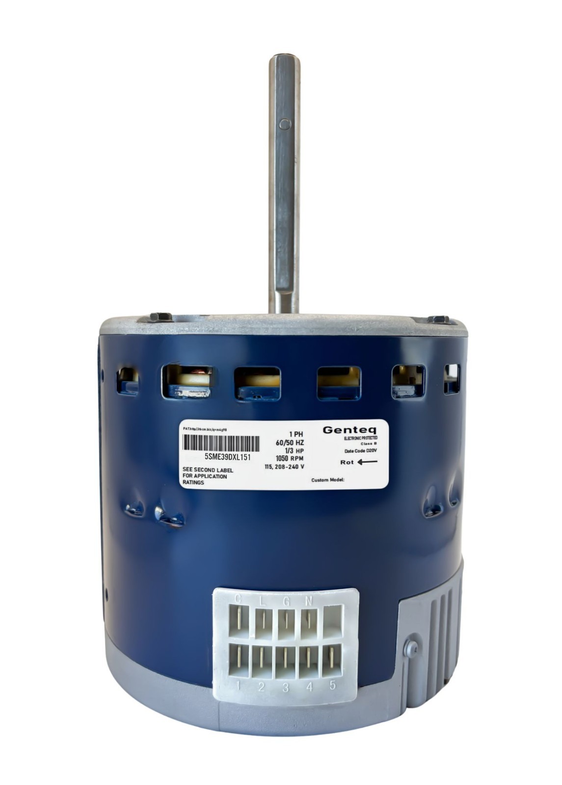 Genteq Motor X13 1/3 HP 5SME39DXL151