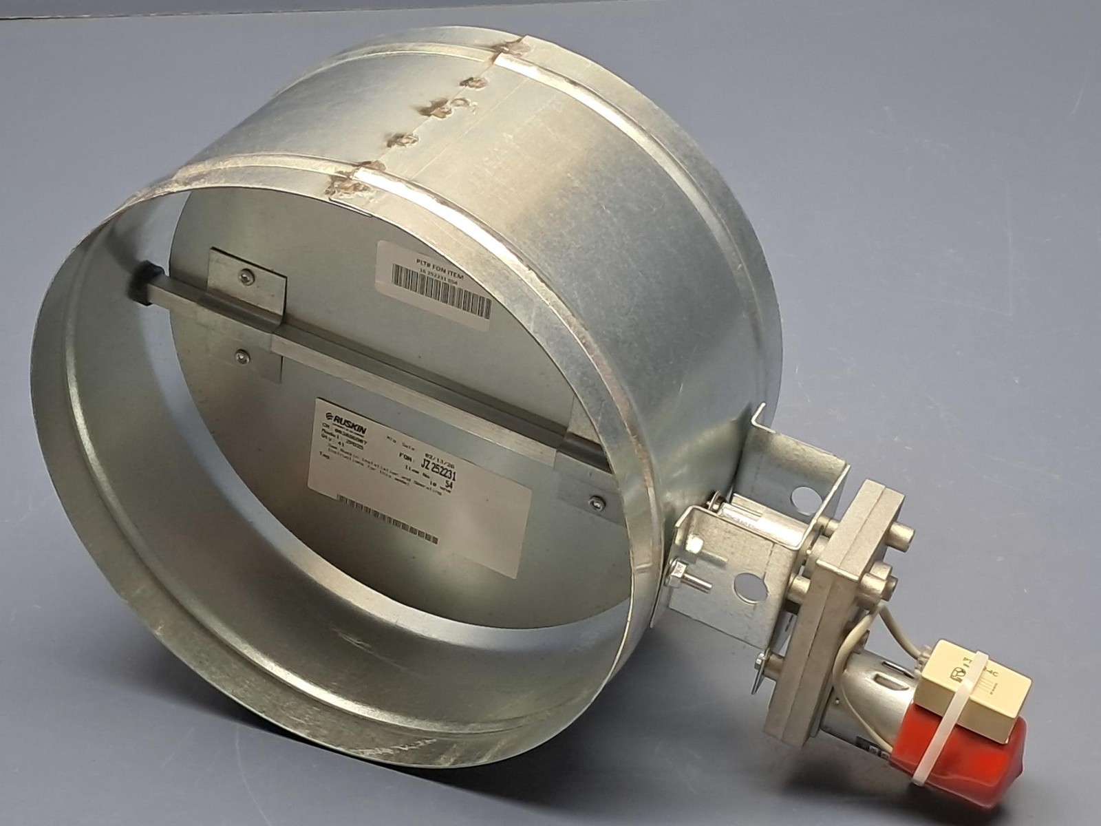 Ruskin – ZPD25 – 10″ Zone Pulse Fire Damper True Round w/Cable – NEW