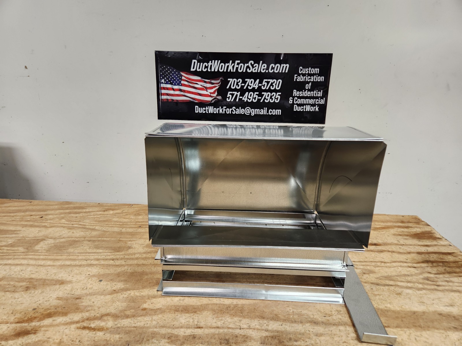 Return Plenum Elbow 14″x20″ to 8″x20″ with Included 14″x20″ Filter Rack Package