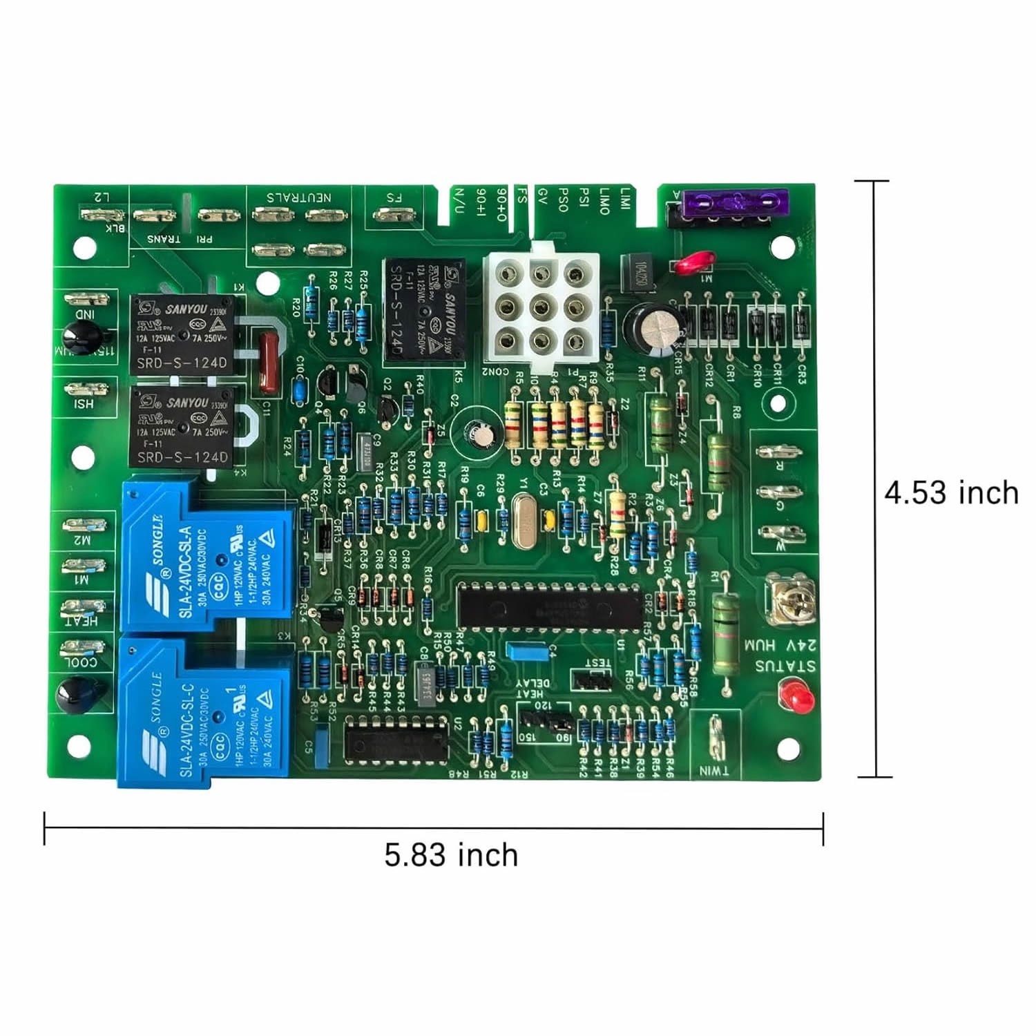For ICM280 Furnace Control Board – Universal Replacement HVAC Control Module