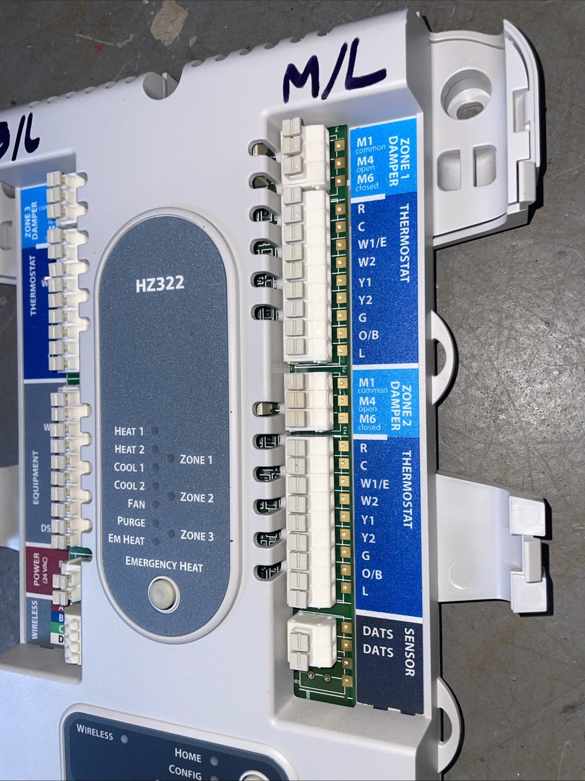 Honeywell Truezone HZ322 3 Zone Control Panel