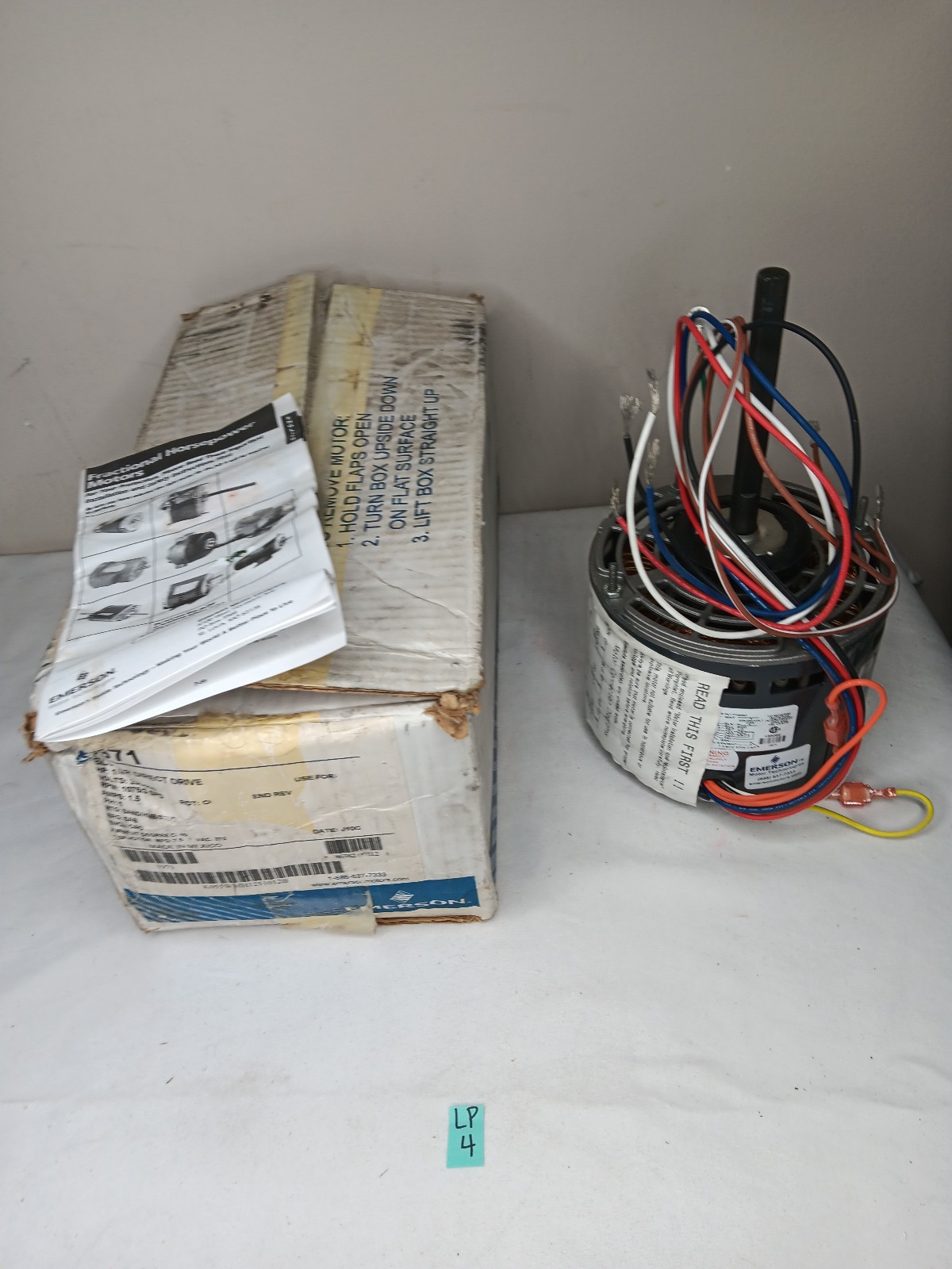 US Motors 1971 Direct Drive Fan & Blower 1/4 HP 1-Phase 1075 RPM Motor
