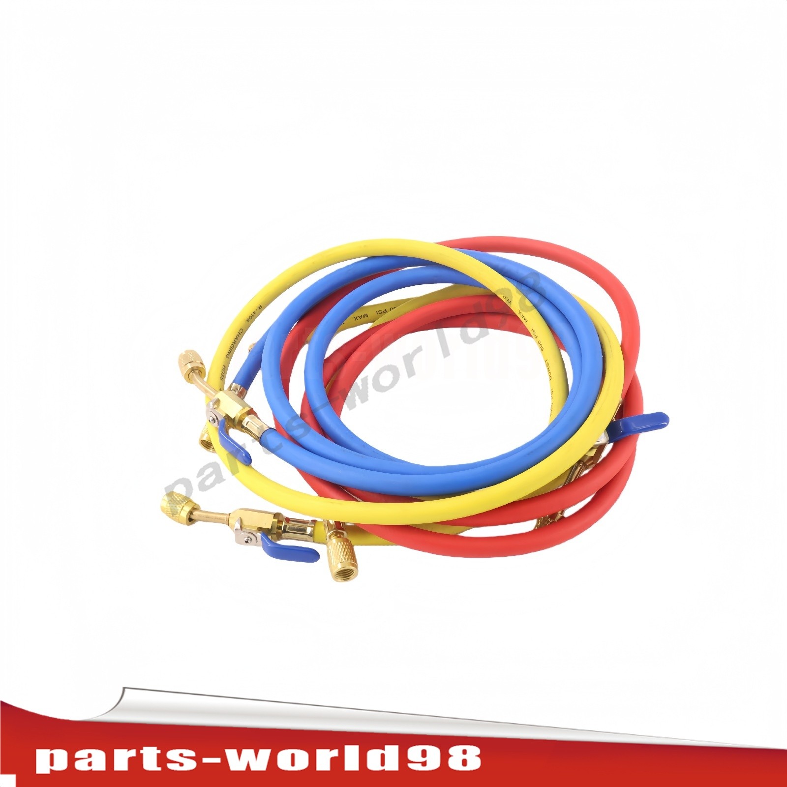 For Yellow Jacket Plus II 72″ Charging Hose Set 1/4″ HVAC AC Refrigerant Hoses