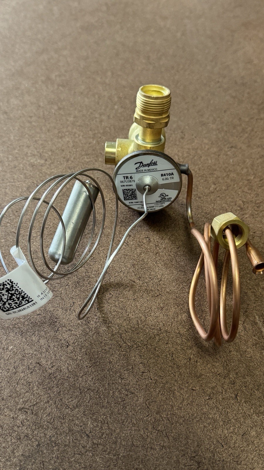 Danfoss TR 6 Thermostatic Expansion Refrigerant Valve R410A 067U3879
