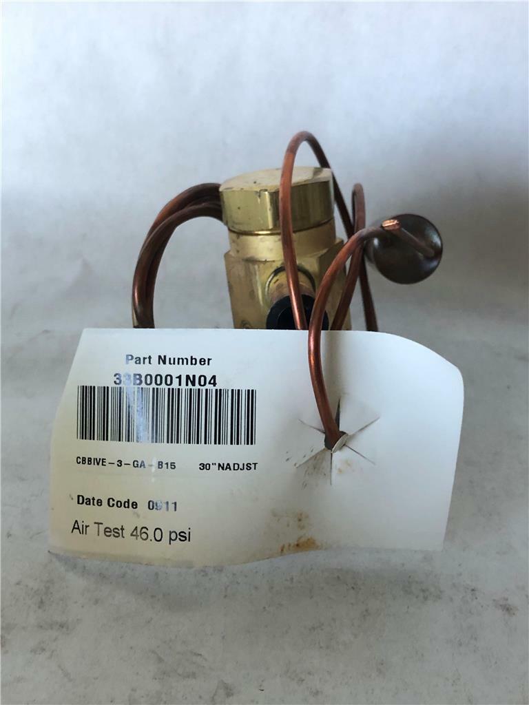 33B0001N04 Thermal Expansion Valve Air Test 46.0psi CBBIVE-3 B15
