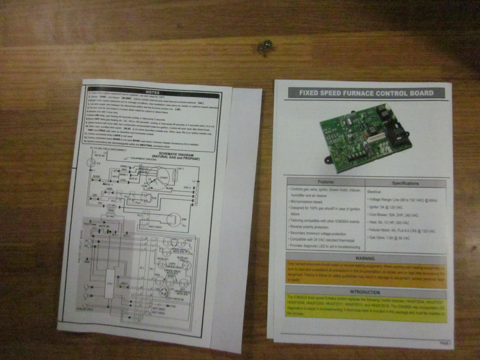 ICM Furnace Control Board – Green (ICM282A)