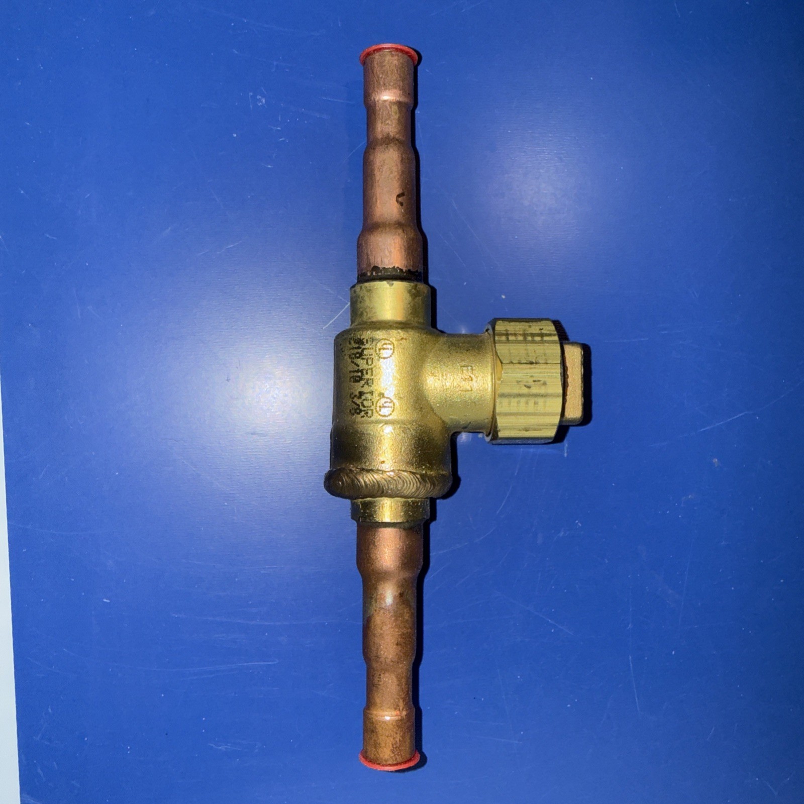 Superior No.586WA-6ST 3/8″ Refrigerant Ball Valve NOS