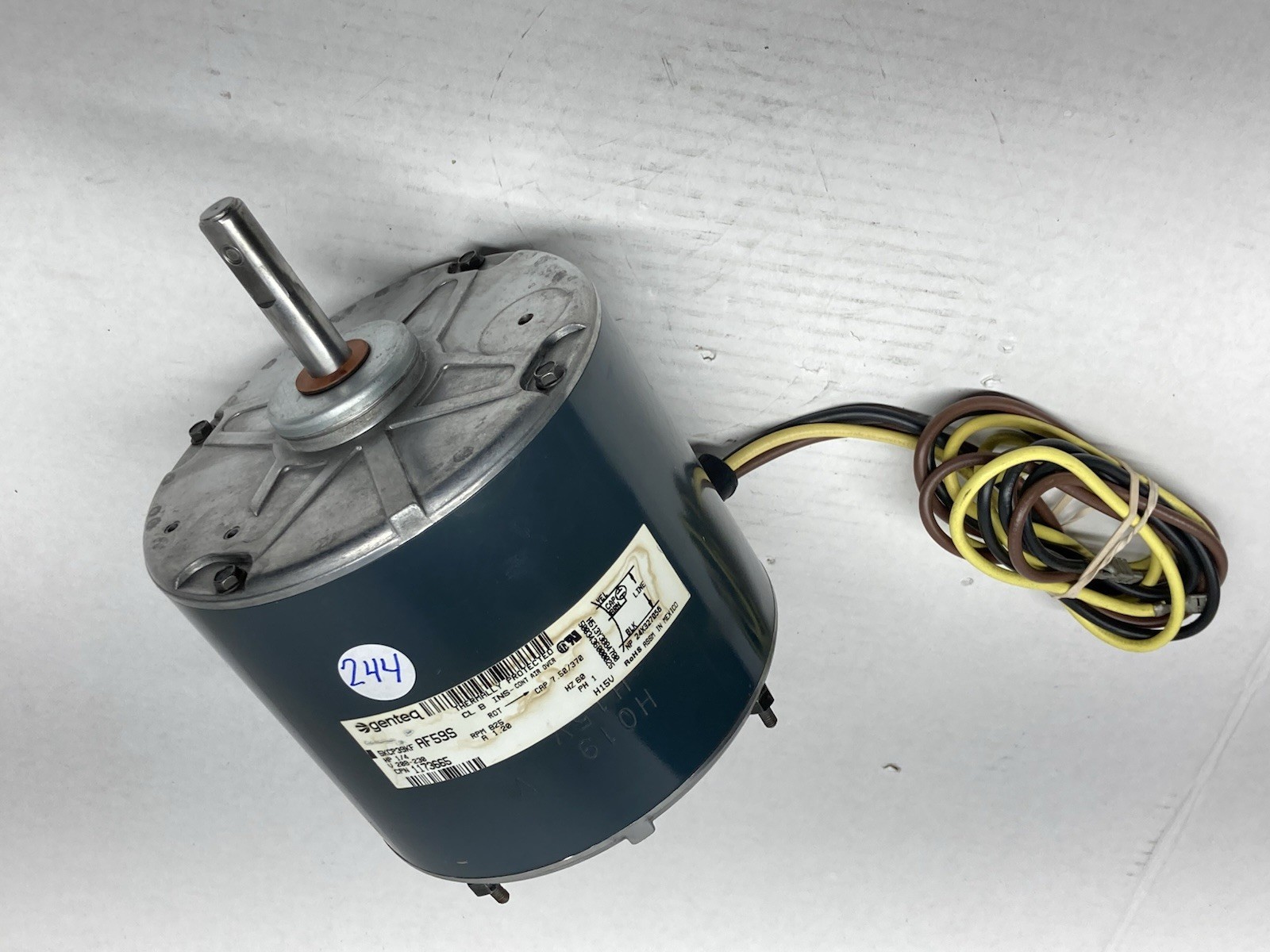 GENTEQ 5KCP39KFAF59S CONDENSER FAN MOTOR 1/4HP 825RPM 208-230V GUARANTEED
