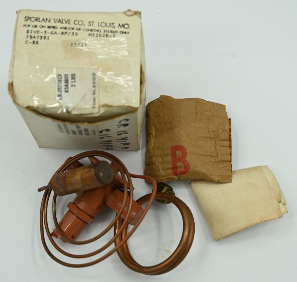 Sporlan Valve 83A68 / LB-25778CF Thermal Expansion Valve Kit 3 Ton