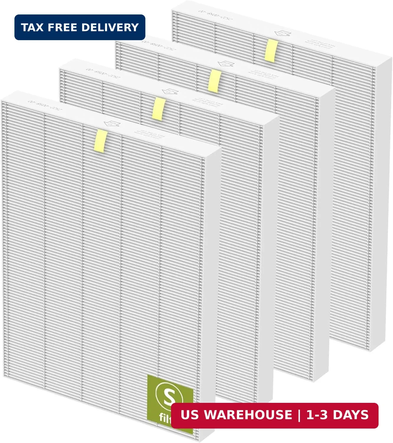 4 Pack C545 True HEPA Replacement Filter S Compatible with Winix C545 Air Purifi