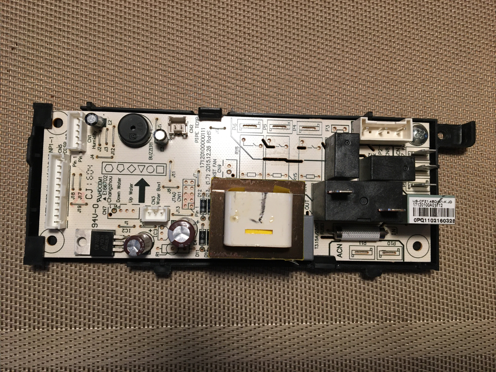 midea dehumidifier ac model: WDK30AE6N Power Supply Board US-CFZ1.4BD/N1-K.JD