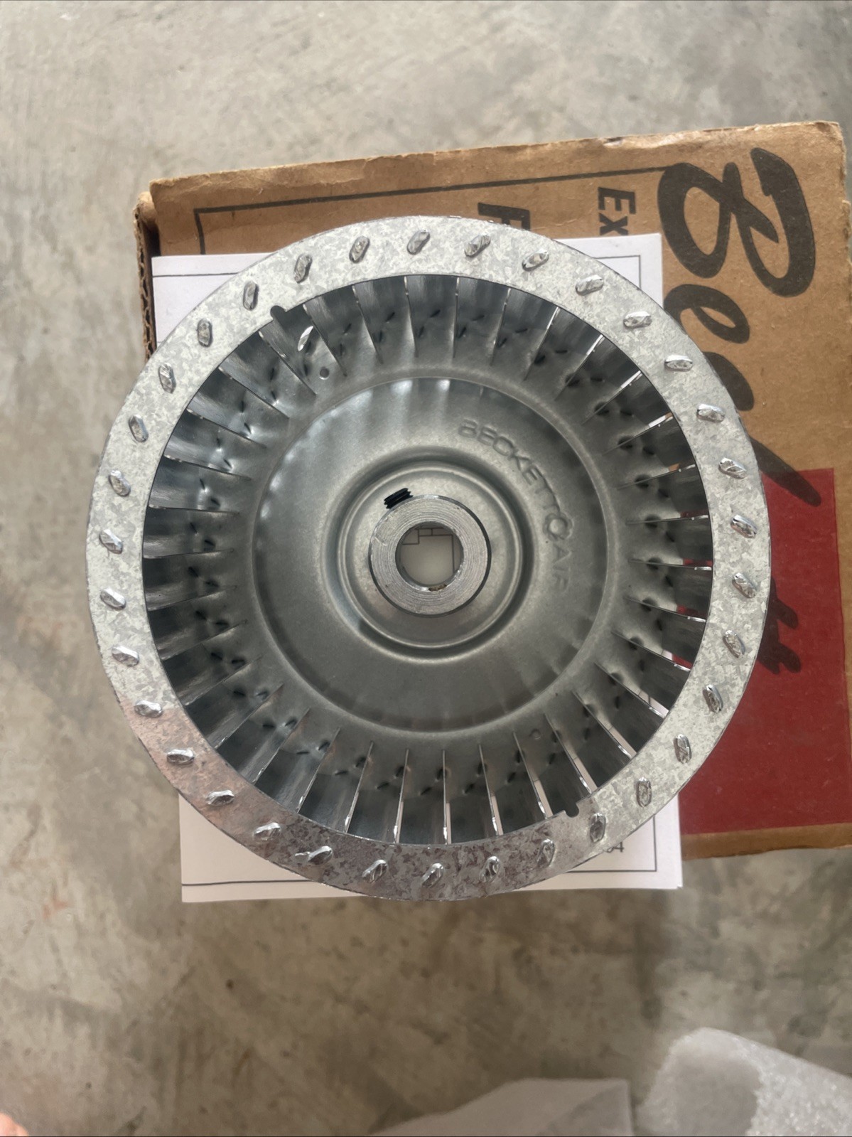 21438U Blower Wheel 4 -1/4 x 2 In. New Old Stock For Oil Burners