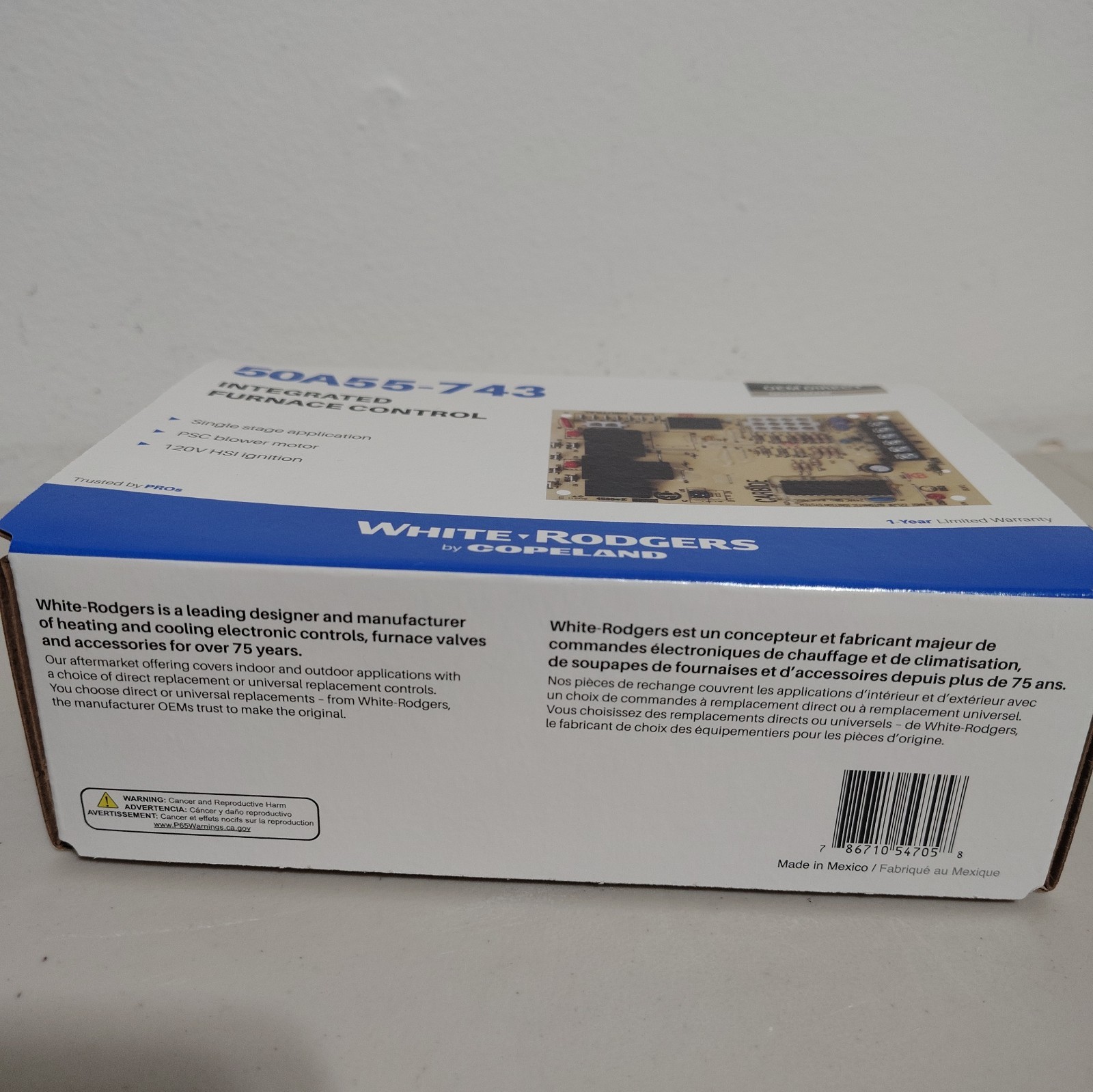 White-Rodgers 50A55-743 Furnace Control Board, Goodman PCBBF112S PCBBF123S