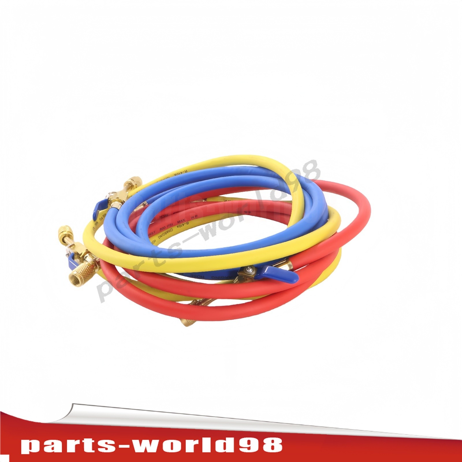For Yellow Jacket Plus II 72″ Charging Hose Set 1/4″ HVAC AC Refrigerant Hoses
