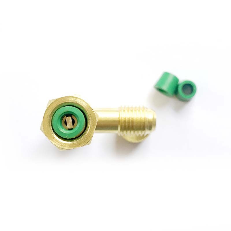 Adapter Refrigeration with Swivel Connector 1/4″ Valves Quick Coupler Access Tee
