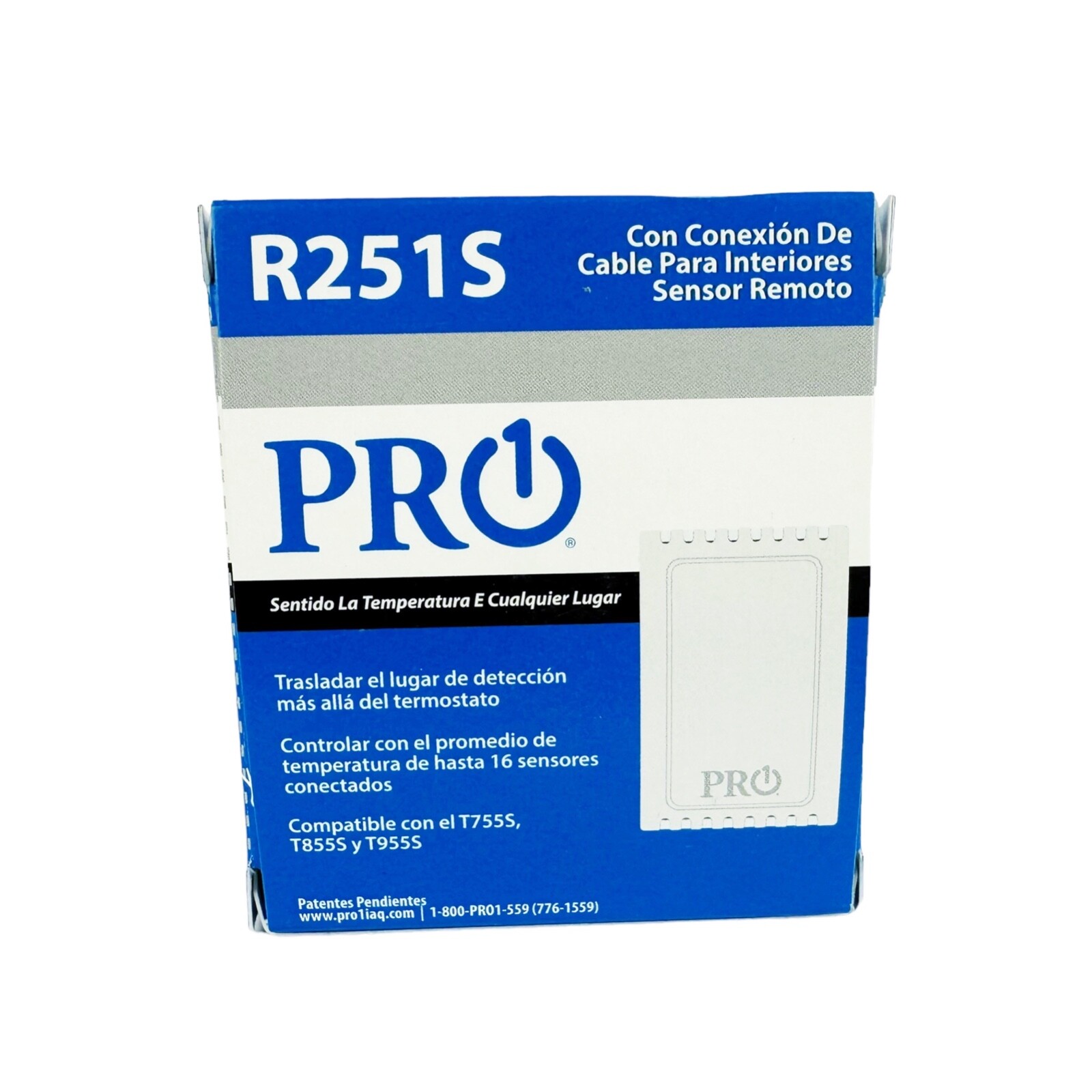 PRO1 R251S Wired Accessory: Indoor Remote Sensor for T755S, T855S and T955S