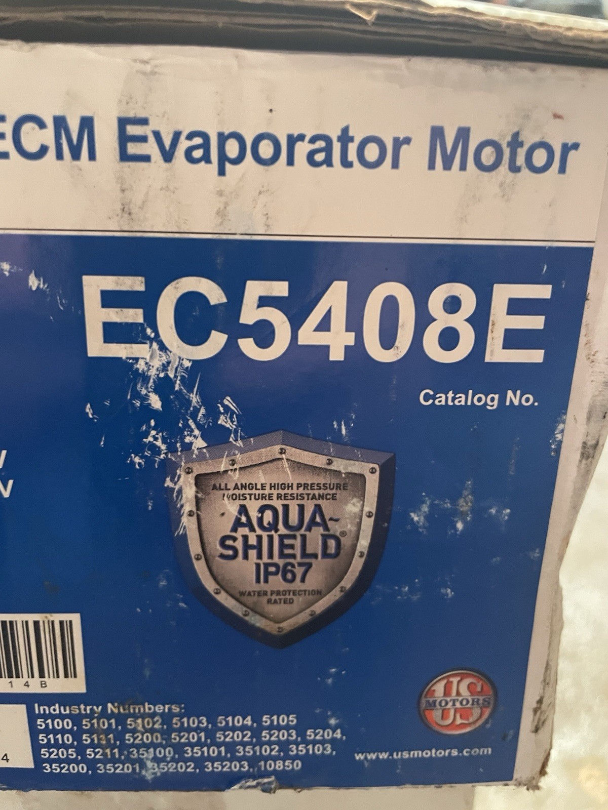 Rescue EC5408E ECM Evaporator Motor 115-230V 2-Speed TEAO Reversible IP67
