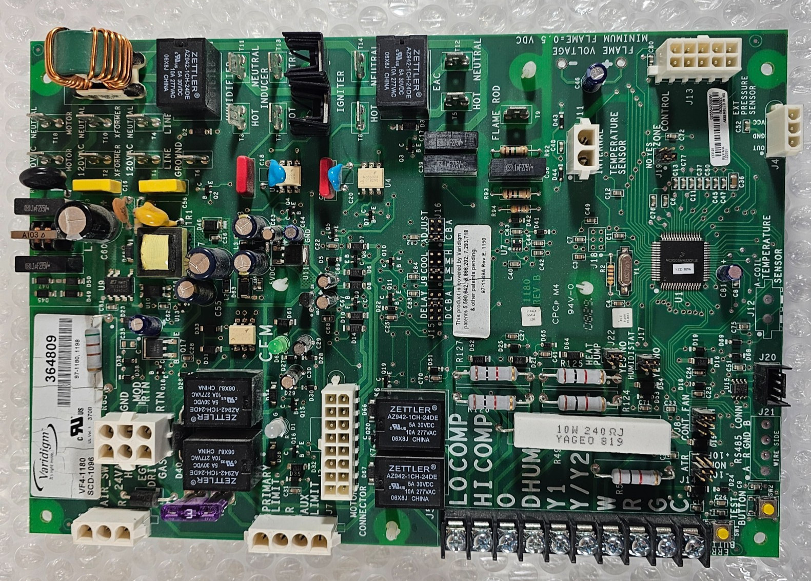 Varidigm 364809 Furnace Control Board OEM York Coleman Luxaire VF4-1180