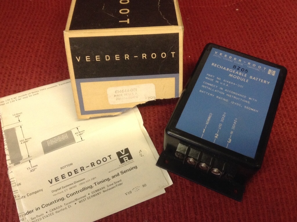 Veeder – Root – Part #614644-001 – Rechargeable Battery Module – NEW