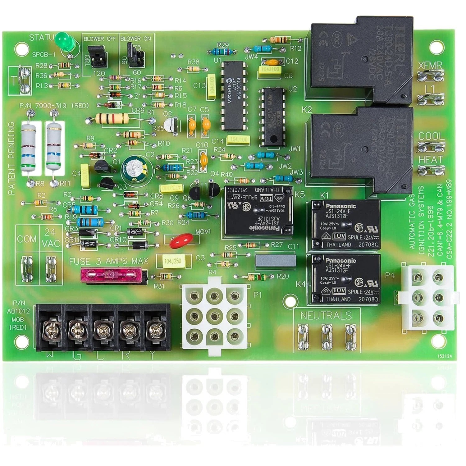 Upgraded Circuit Board for York Luxaire Furnaces