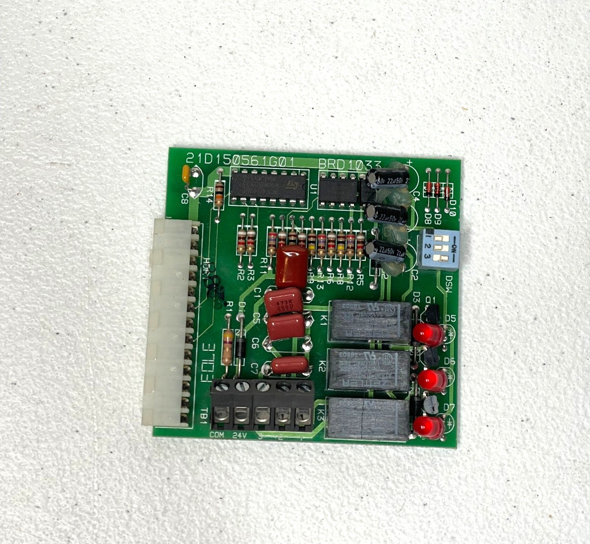 Trane BRD1033 21D150561G01 Zone Bypass Control Board