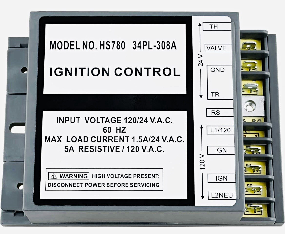 678- HS780 34PL-308A Furnace Ignition Control Board for Robertshaw 780 Series