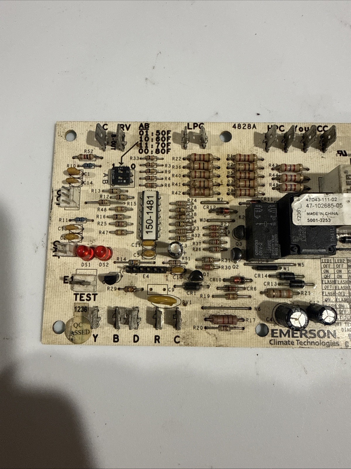 Rheem Ruud 47D43-111-02 Heat Pump Defrost Control Board 47-102685-05