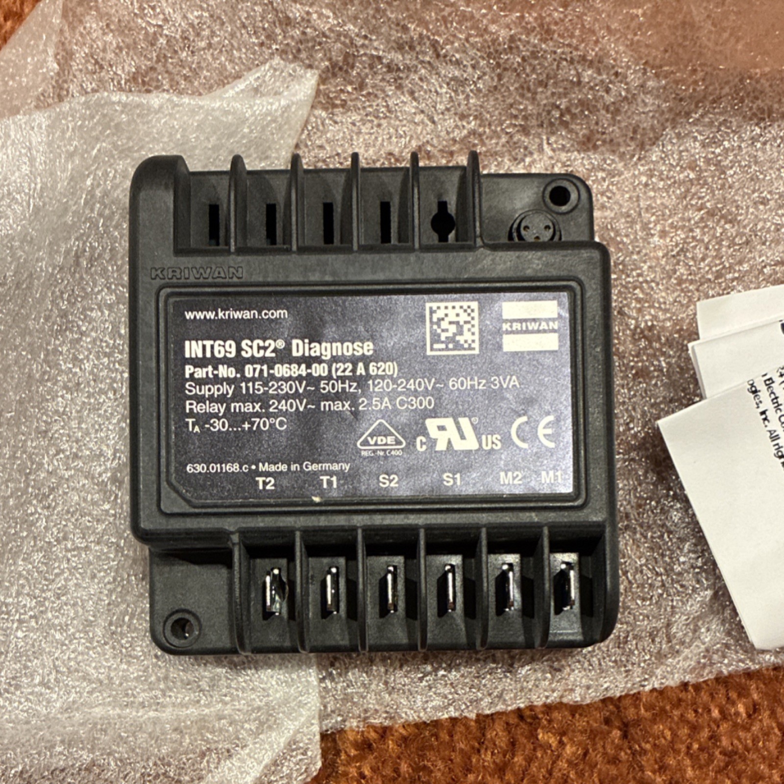 Copeland 998-0520-00 module kit 115/230V motor protector 071-0684-00 NEW