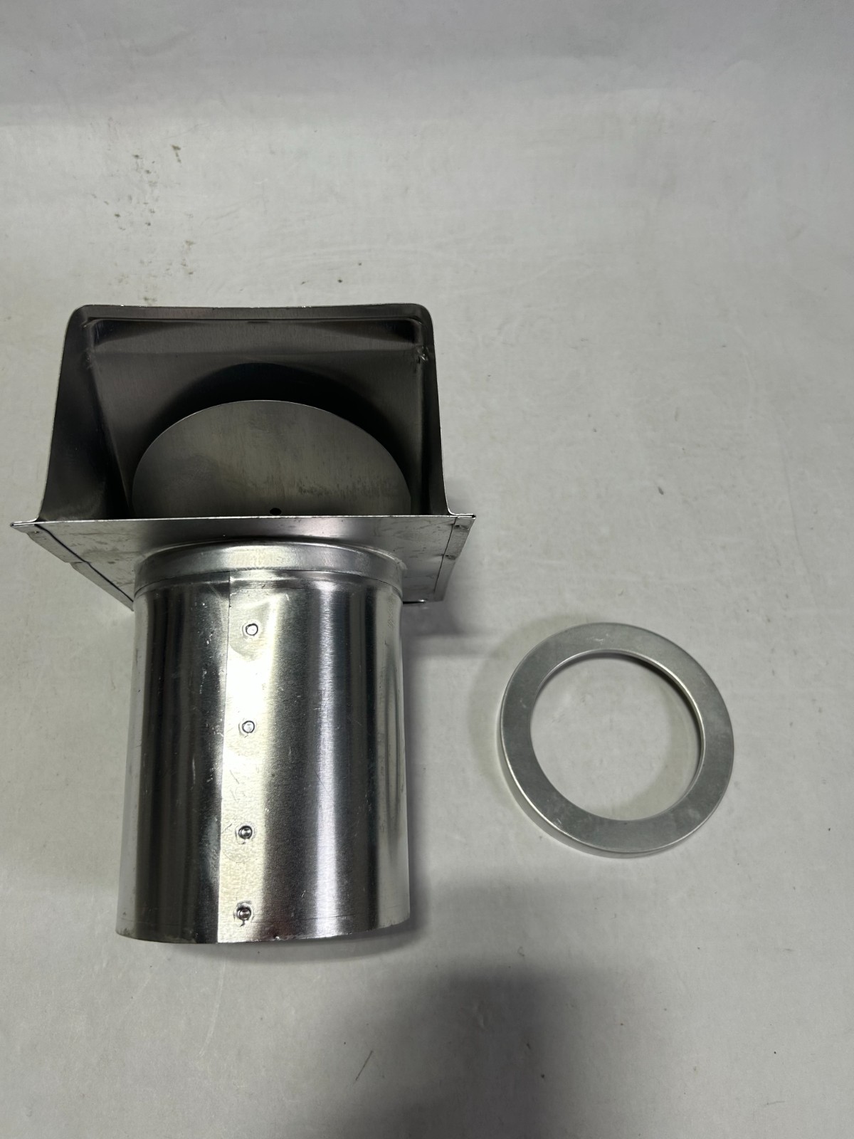 642 Wall Cap Aluminum, 4-Inch Round Duct