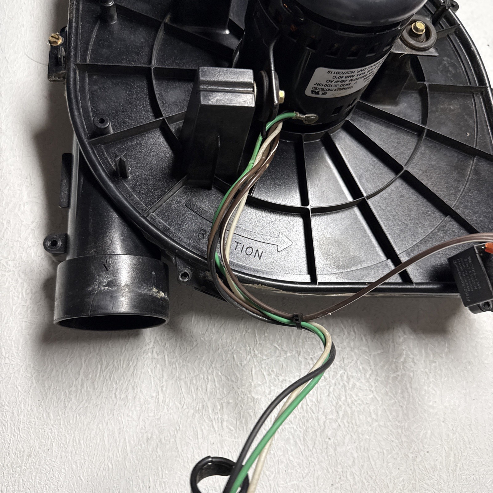 Magnetek JE1D013N Carrier Bryant Draft Inducer Blower HC27CB119 115V