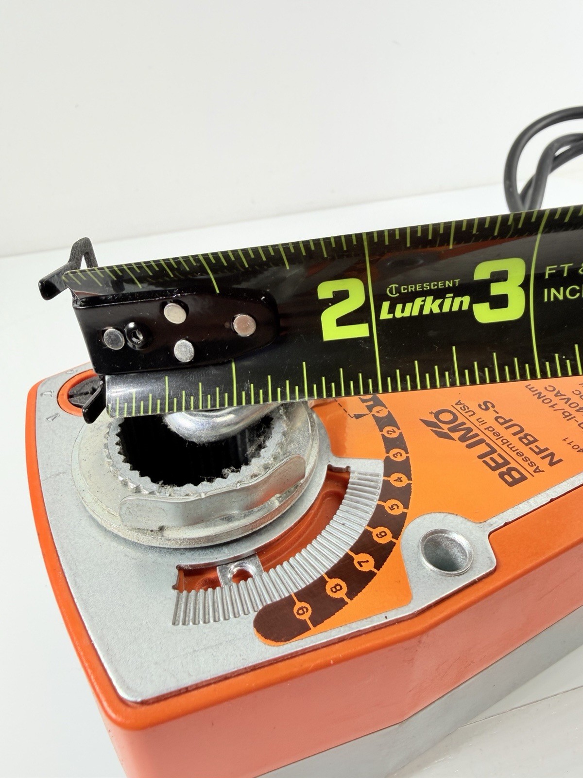 Belimo NFBUP-S Damper Actuator, 90 in-lb 10Nm, Spring Return, 2-10V, Modulating
