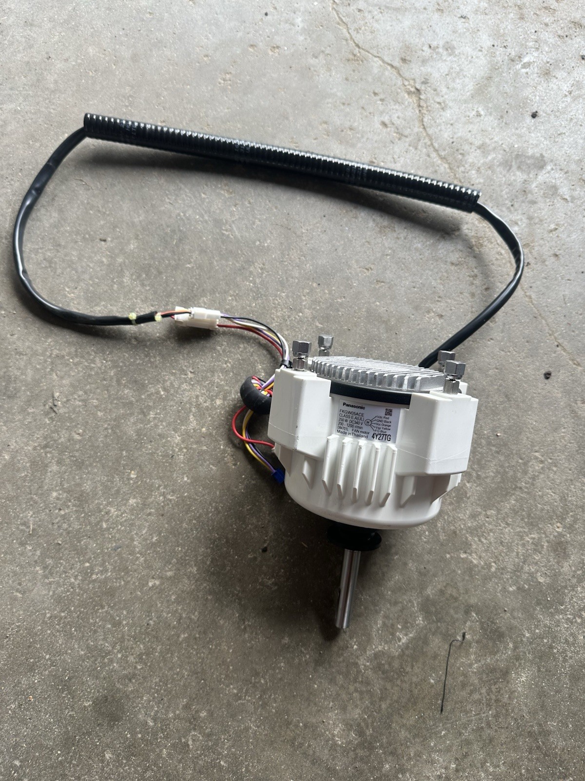 Panasonic FKGW05ACE Fan Motor DC340V 250W 0.8A 1-Phase MPN HA42CZ236