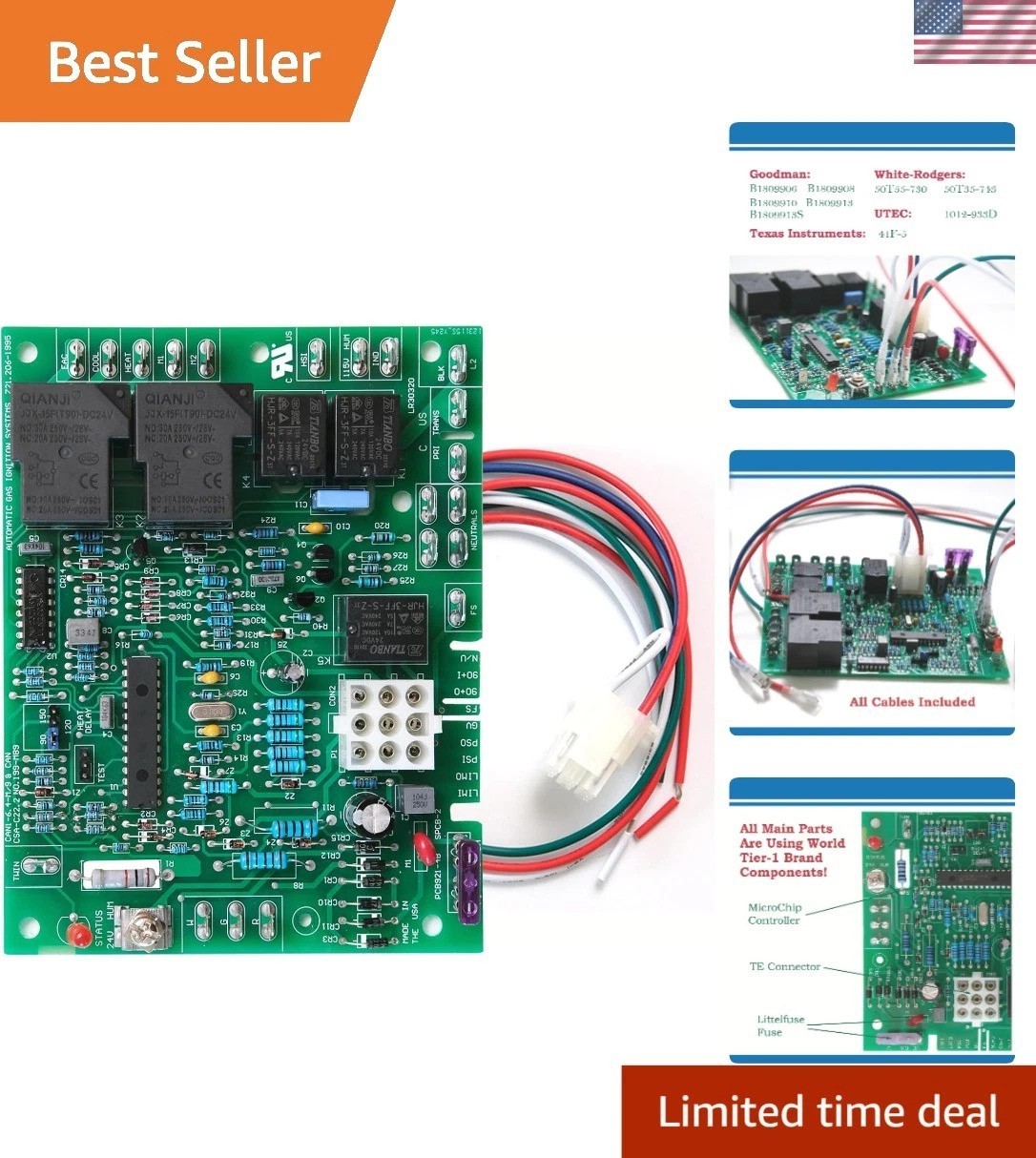 Reliable Goodman Janitrol Furnace Control Circuit Board – Easy Installation Kit