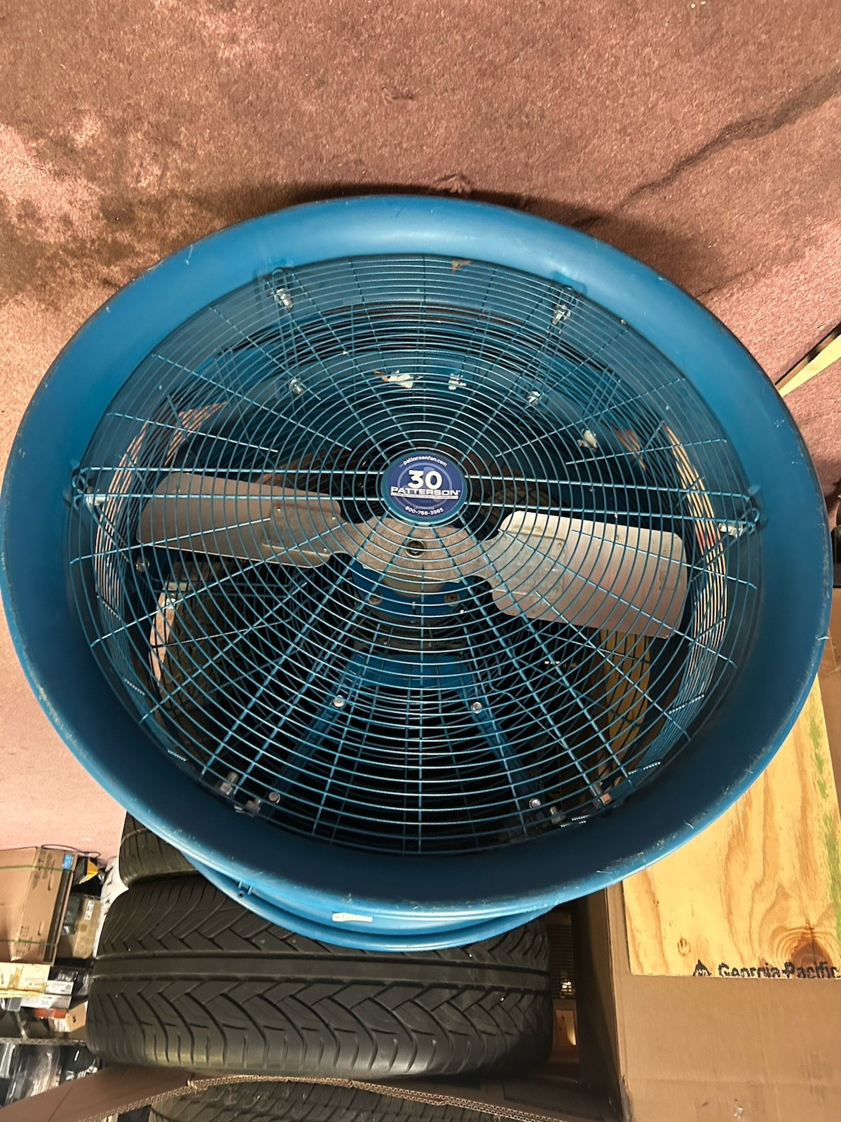 Patterson 30″ High Velocity Circulation Fan 12,000 CFM 230/460v 3 Phase H30B-CS