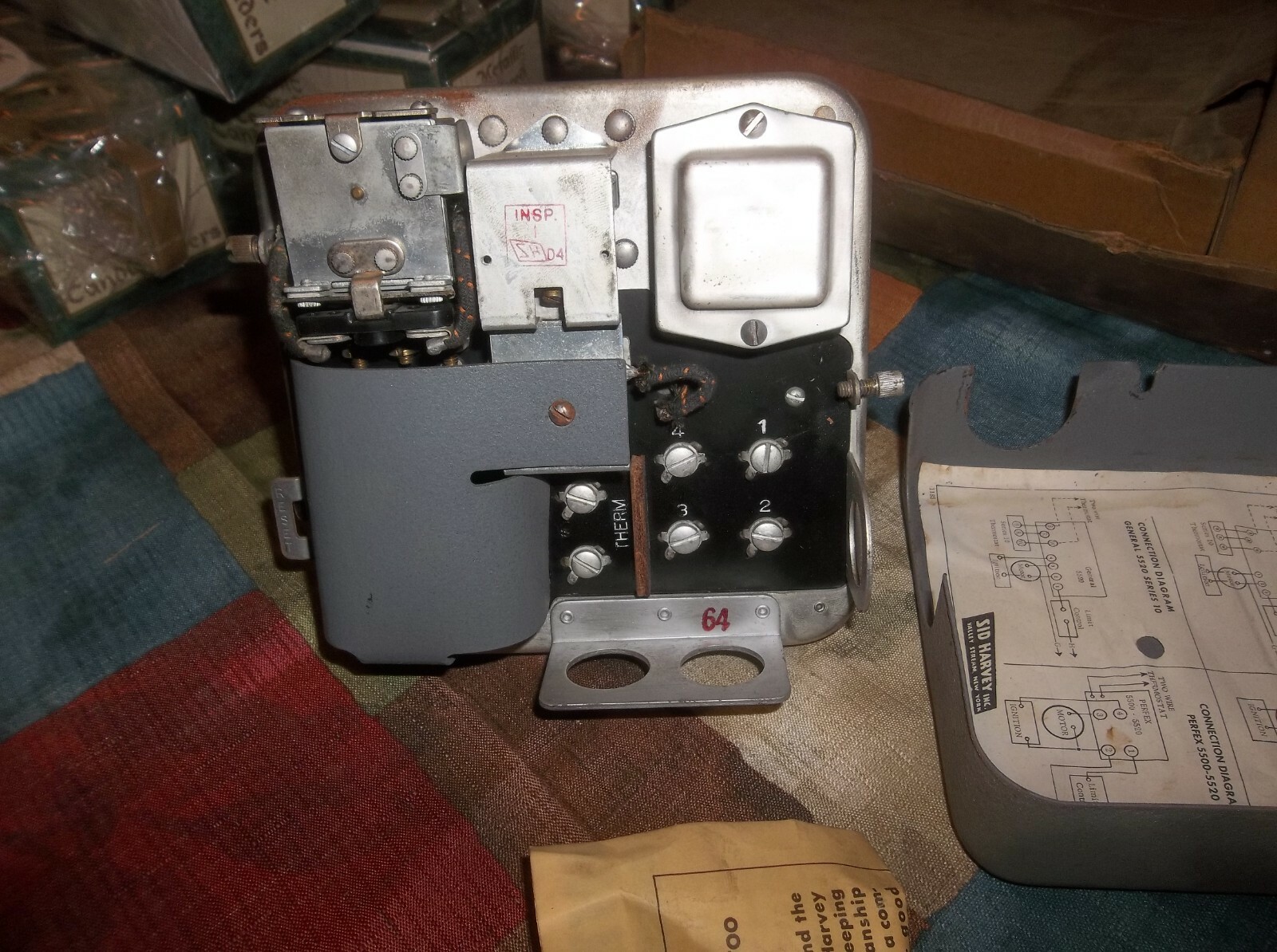 General Electric Master Oil Burner Control GE 5528 L, 5200, A-1F2 SID HARVEY R11