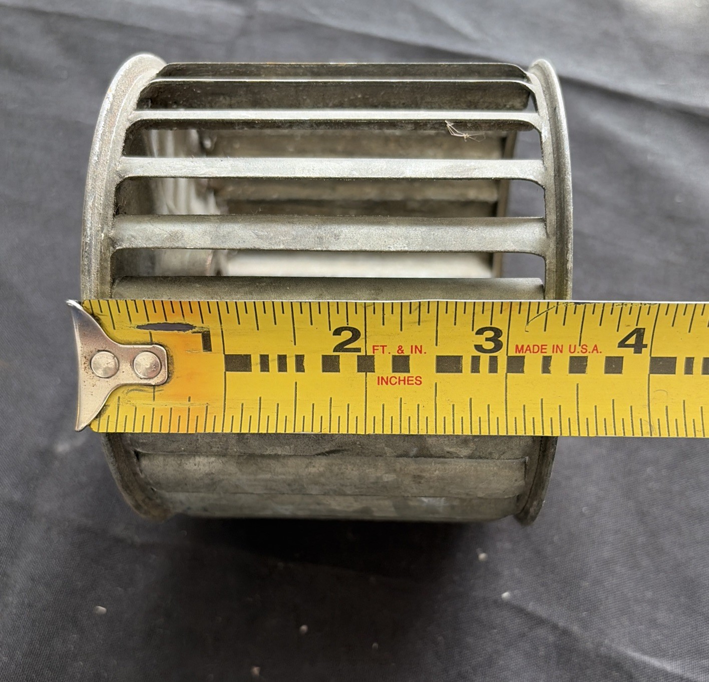 Centrifugal Impeller Fan Wheel 4.25” Dia 3.5” Width